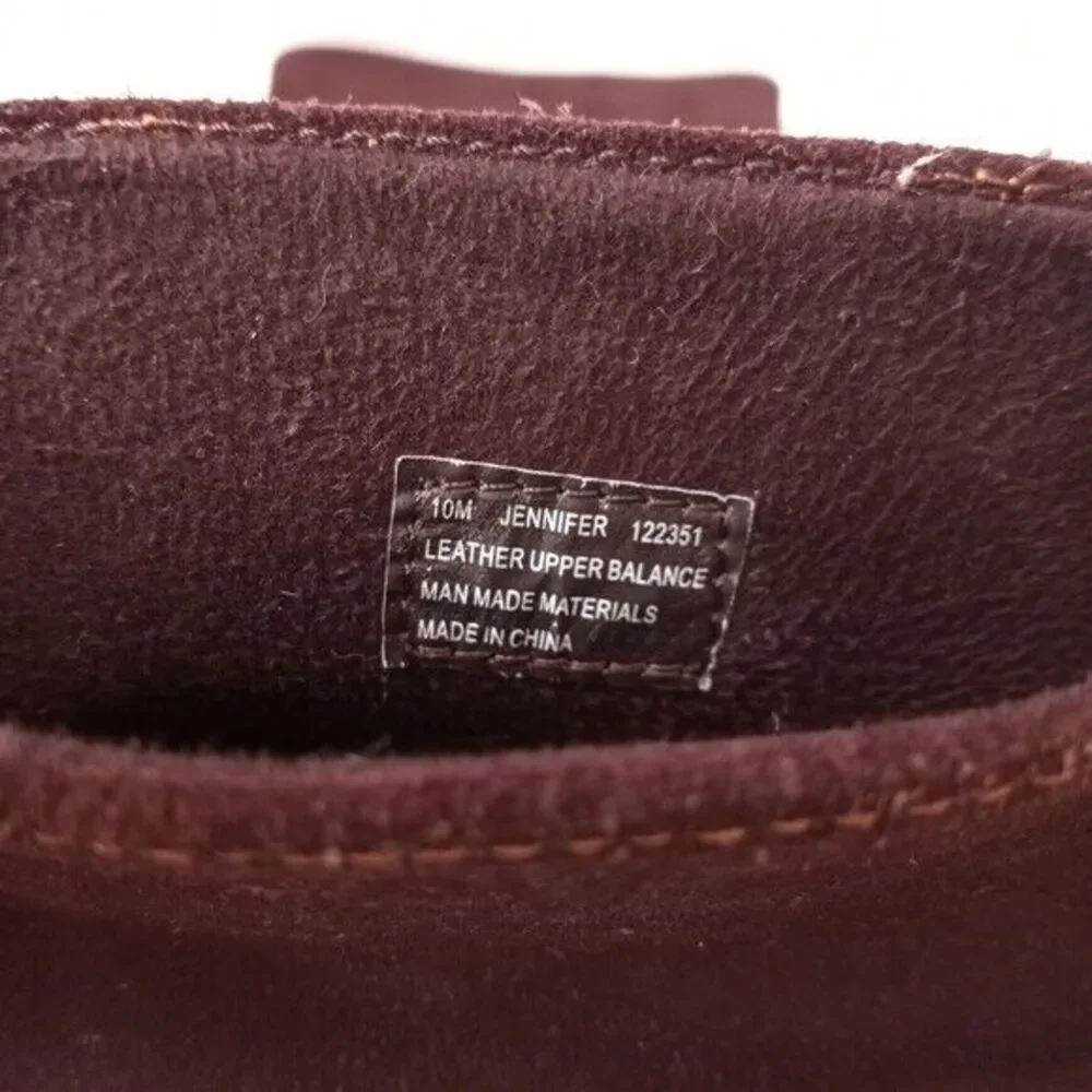 Bjorndal Jennifer Suede Boots Size 10 Women's Brown Leather Slouch Pull On - Picture 7 of 7